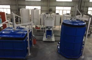 polyurethane batch foaming machine