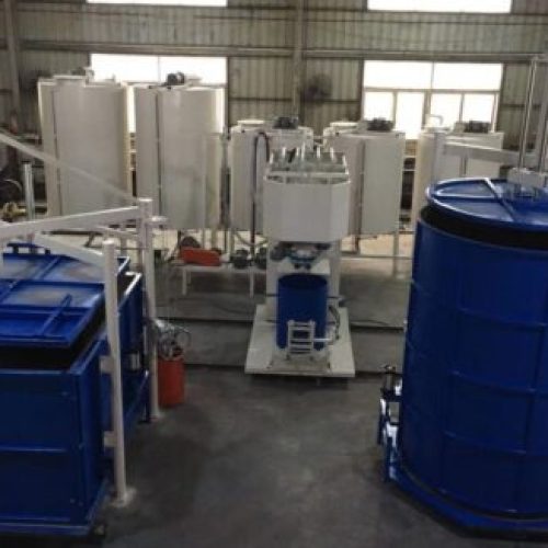 polyurethane batch foaming machine