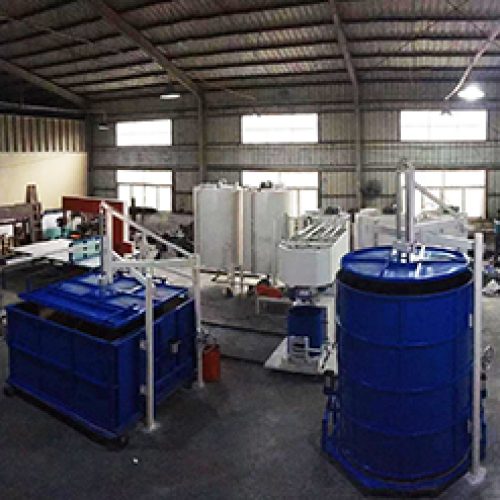 batch foaming machine