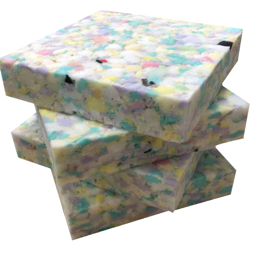 rebonded foam piece